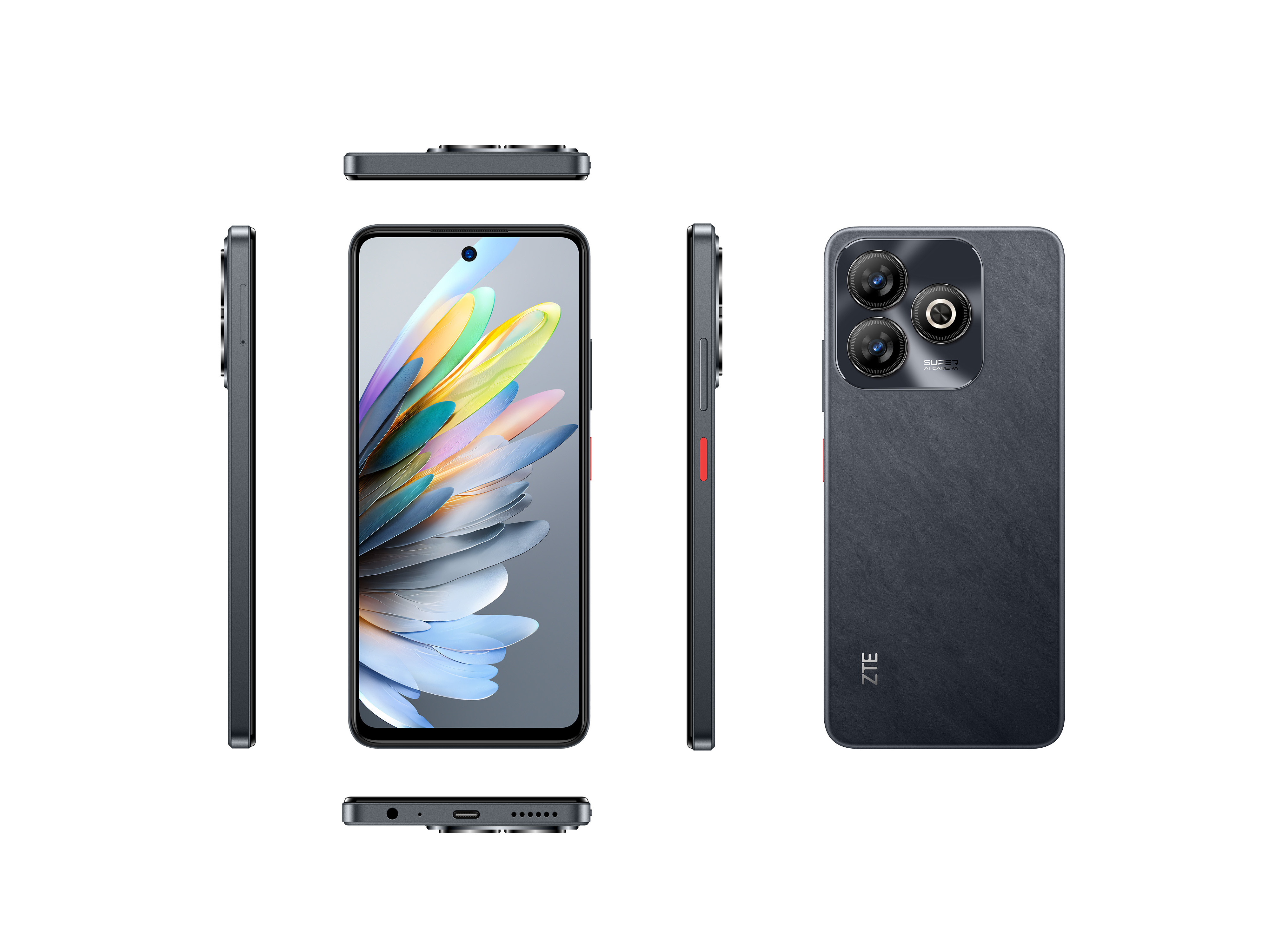 SMARTPHONE ZTE BLADE A75 PRETO 4GB 256GB