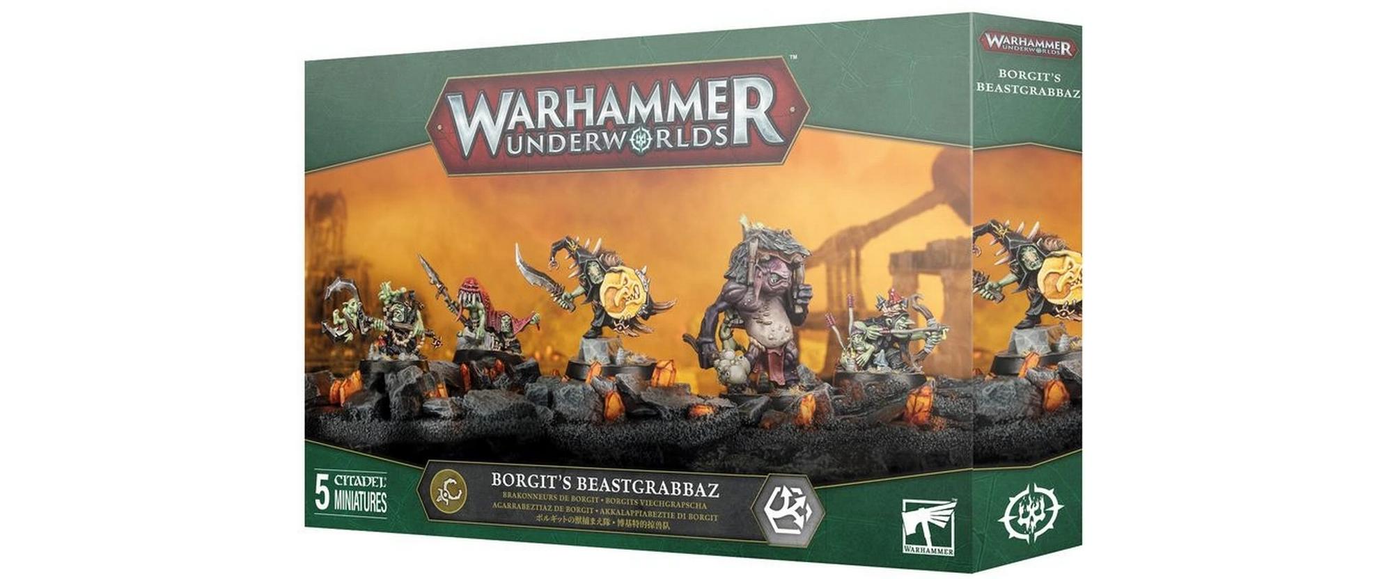 Figurenset Warhammer Underworlds Borgits ViechgrapschaWarhammer Underworlds, Borgits Viechgrapscha – Bausatz