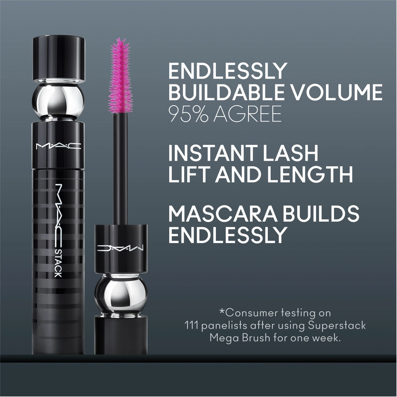 MAC Macstack Mascara 12 ml - Black Stack