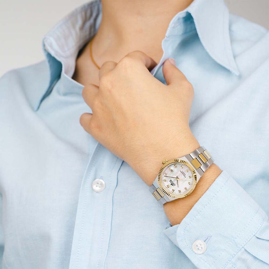 Montre Lotus Freedom Collection Nacre Blanche