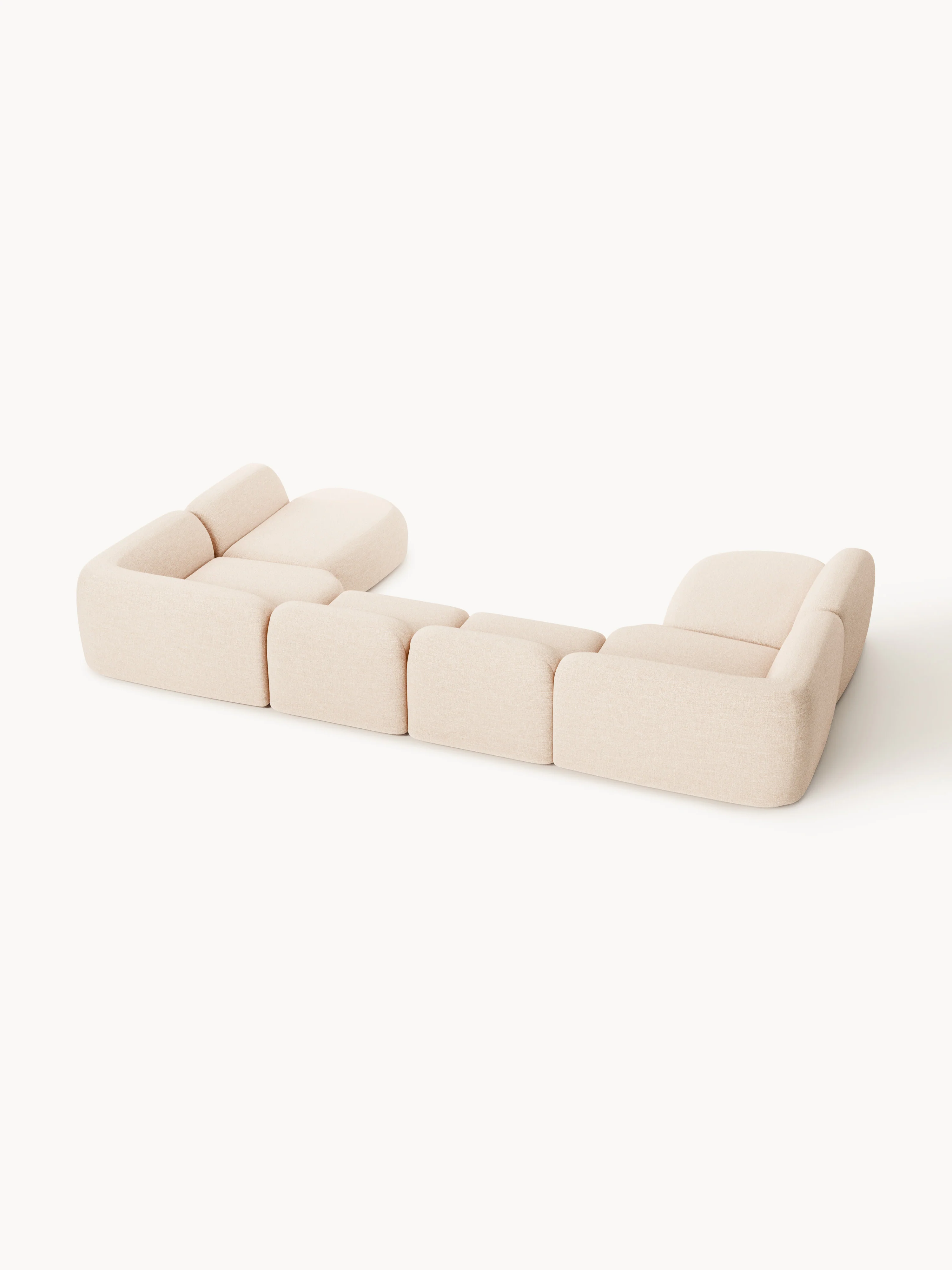Modulaire bouclé XL bank Wolke
