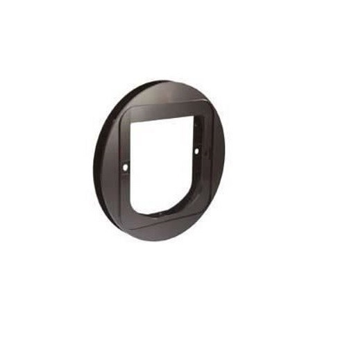 Porta para gatos Cstore Superflap marrom com microchip