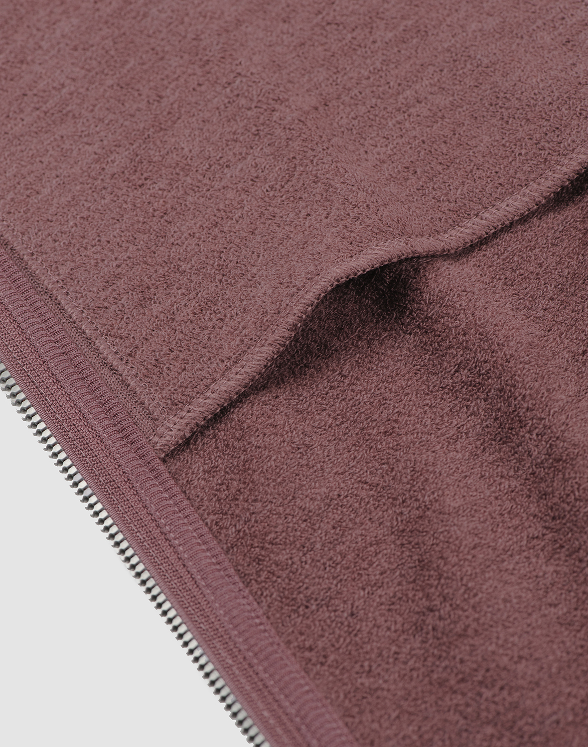 Vest met capuchon van merinowollen terry voor dames