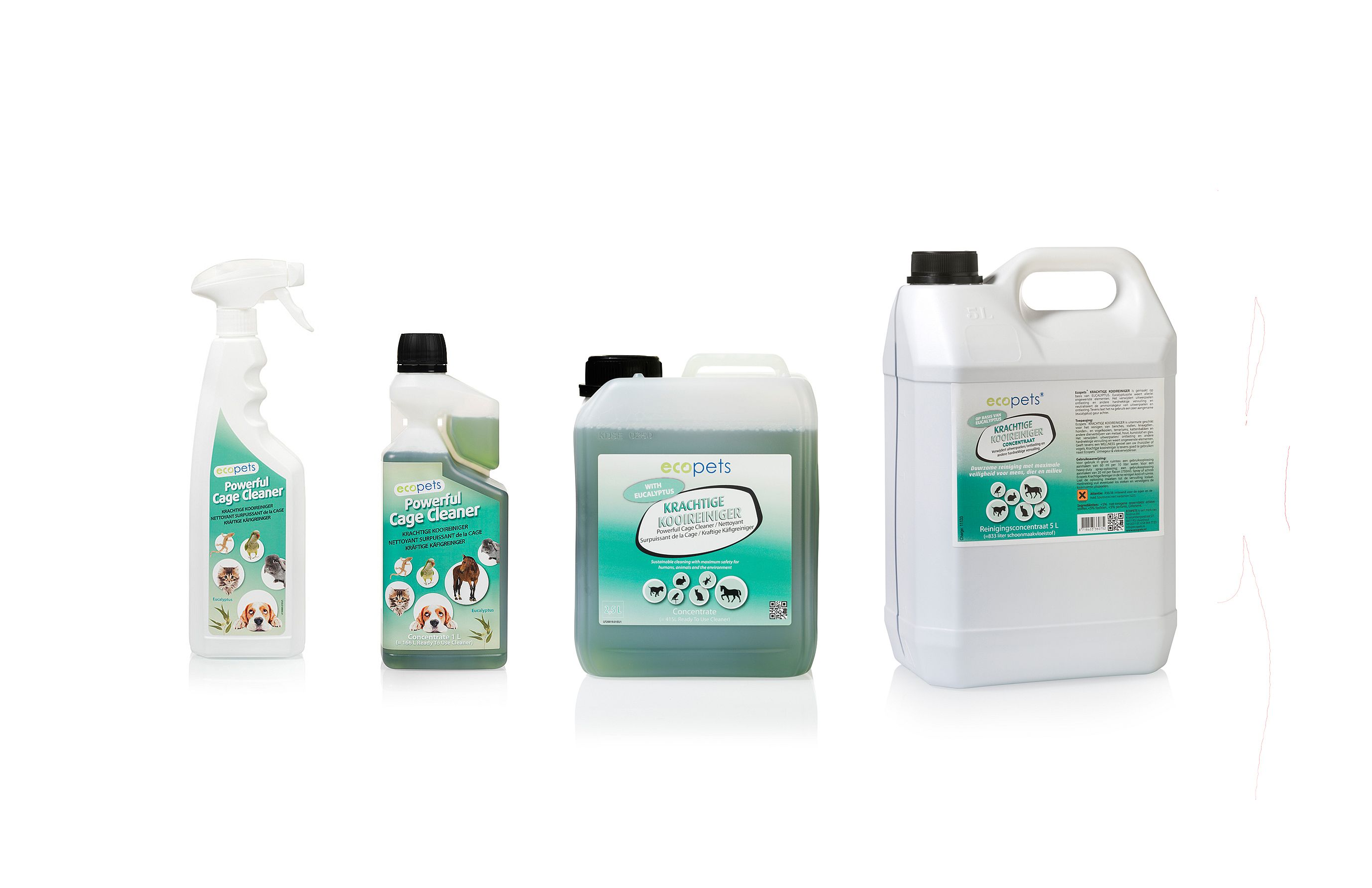 Ecopets Krachtige Kooireiniger Concentraat 2.5 liter