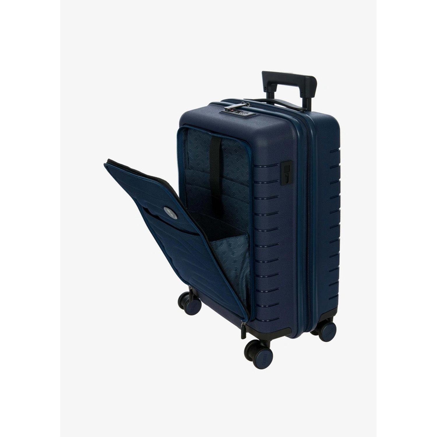 Bric's Ulisse Cabin Trolley 55 Expandable Pocket ocean blue