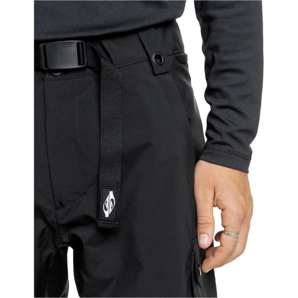Pantalon snowboard QUIKSILVER SNOW DOWN CARGO TRUE BLACK