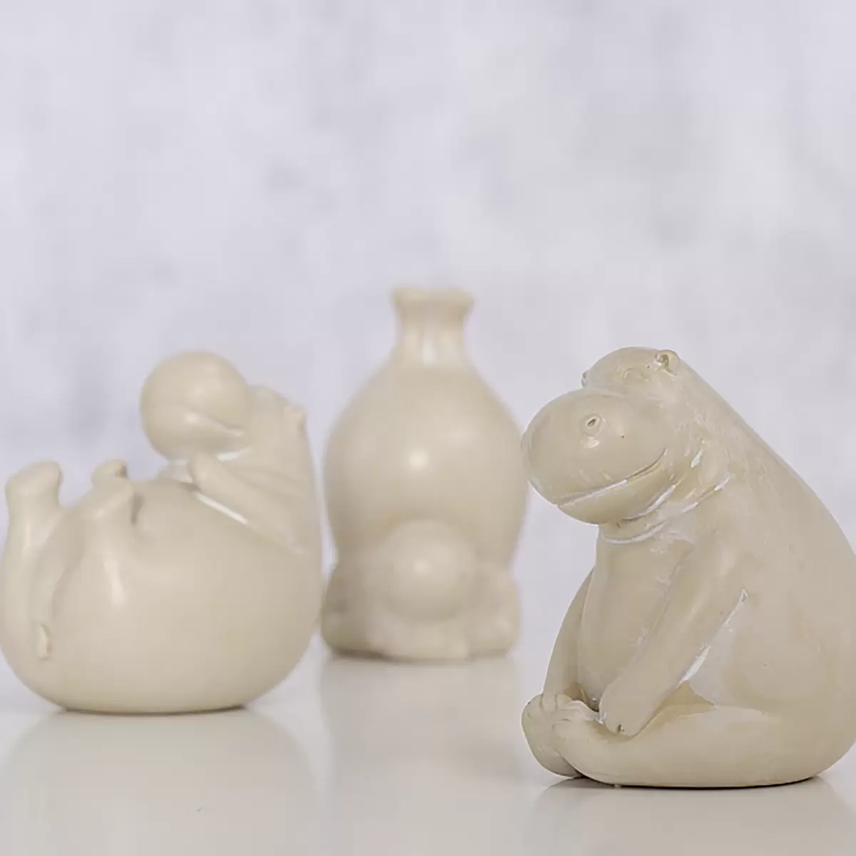 Nilpferd Hippo Beige