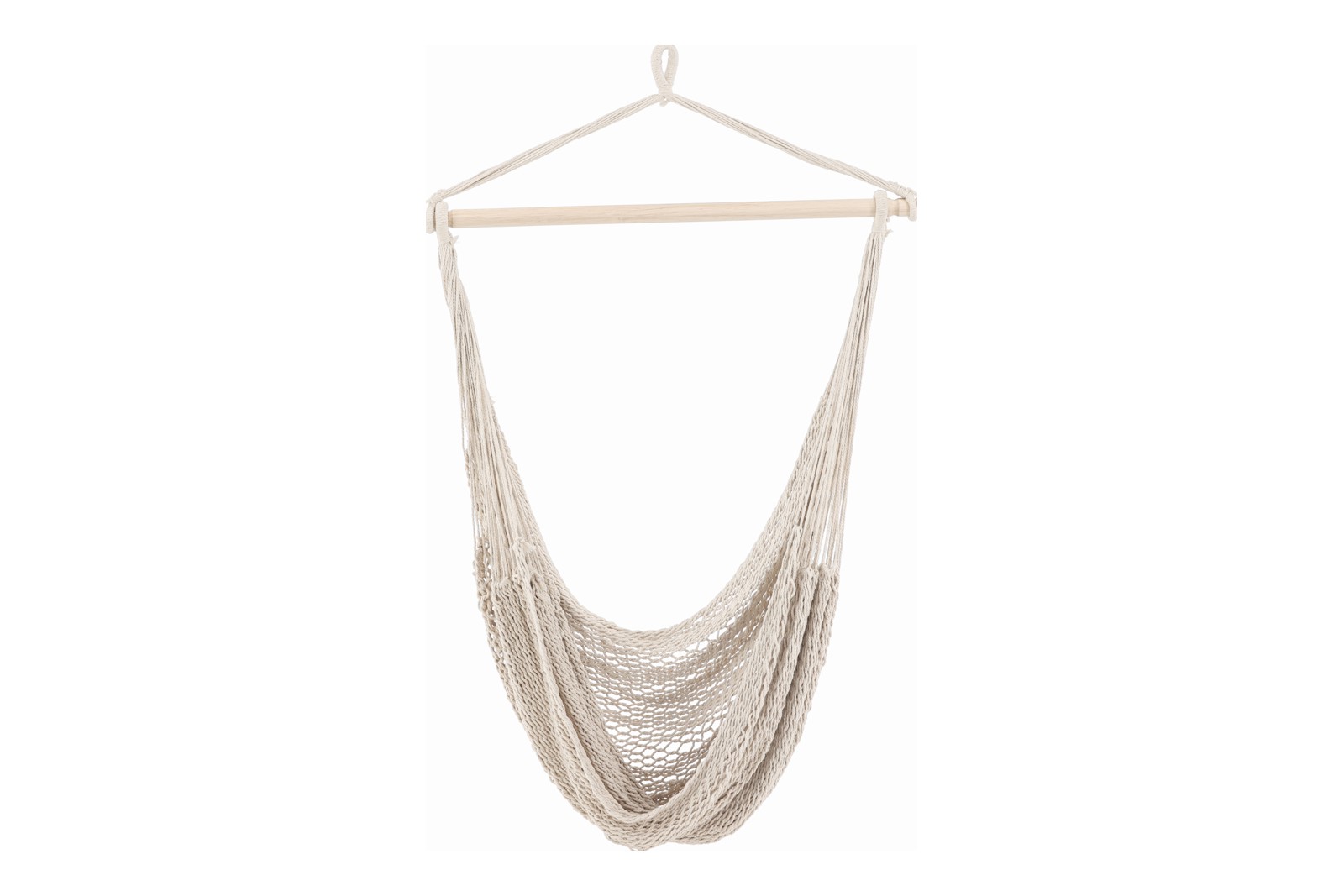 Kalino hengestol Beige tekstil.