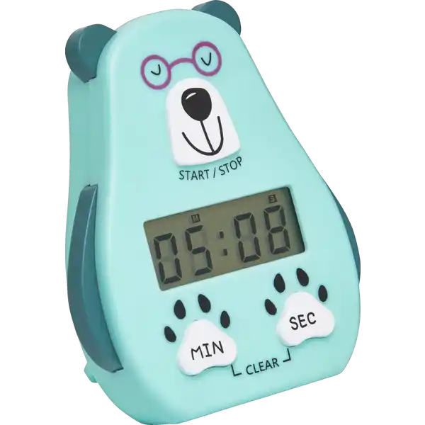 Kinder Digitaltimer Bär mit Brille