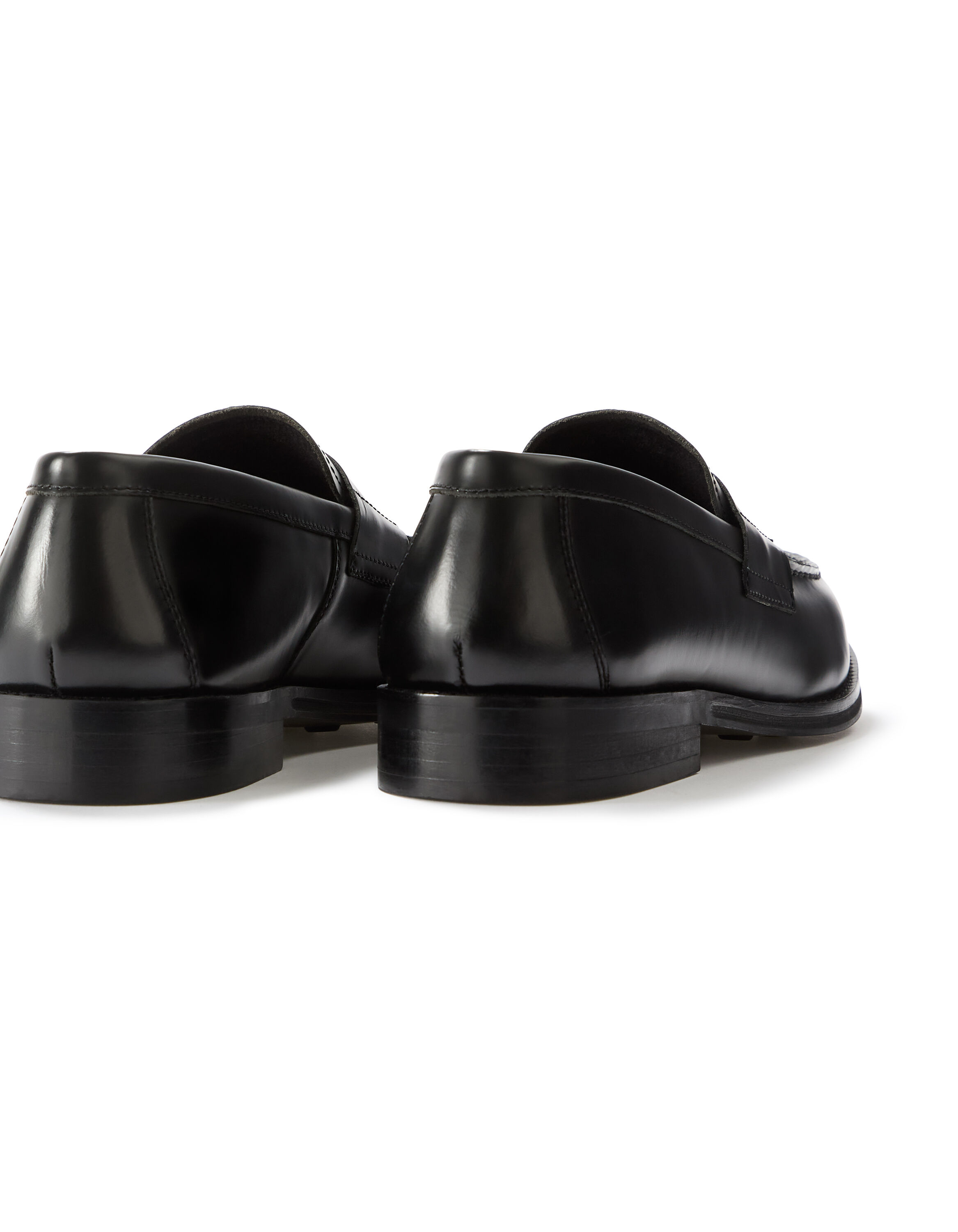 Mocassins en cuir - noir