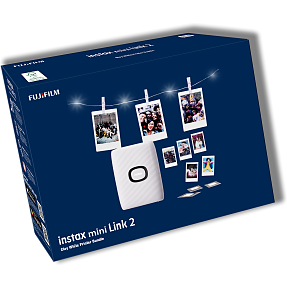 Fuji - Instax mini link 2 w. LED lyskæde - hvid