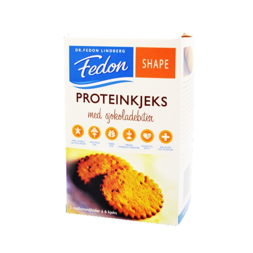 Fedon Proteinkjeks m. sjokoladebiter