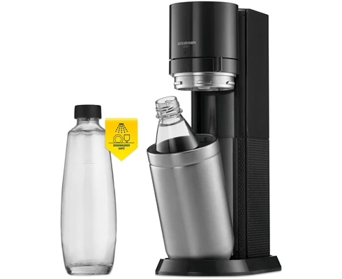 SodaStream Duo Metalic Black   2 BOT W/O CYL