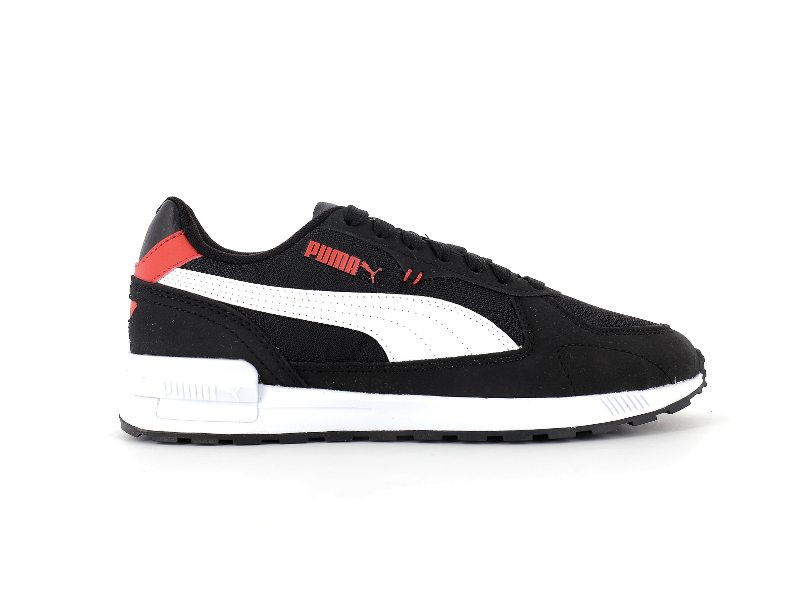 Puma-381987 Matières combinées Noir Rouge