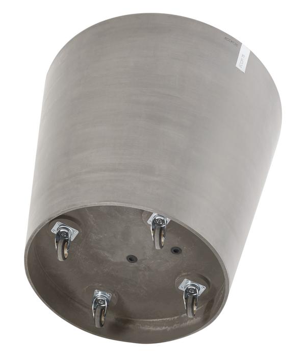 Ecopots Kunststoff-Topf Amsterdam mit Rollen,