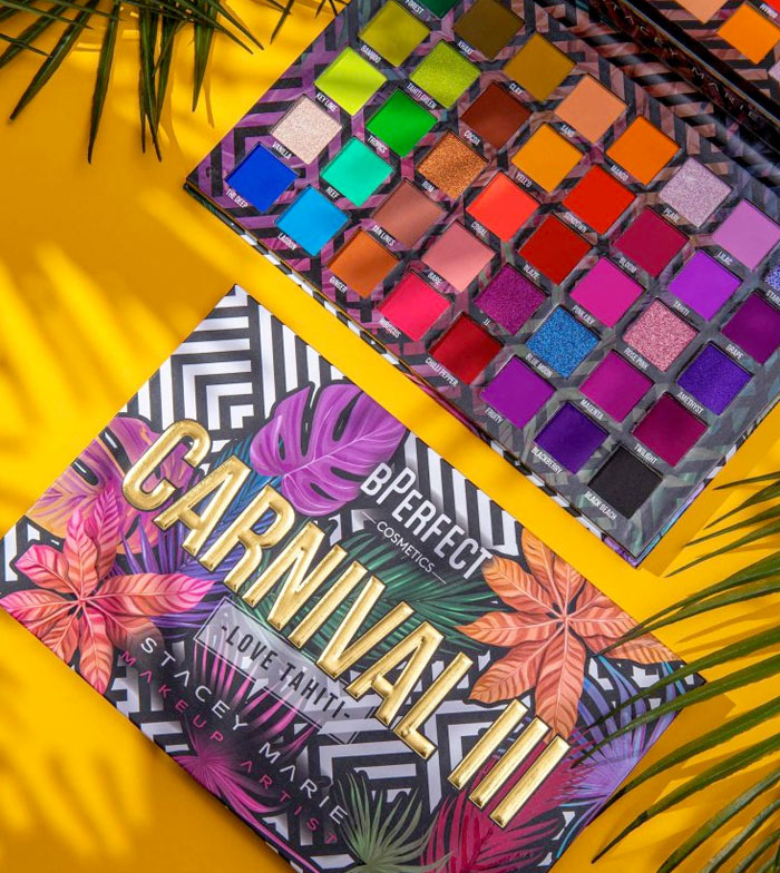 BPerfect - Paleta de sombras de Stacey Marie Carnival III - Love Tahiti