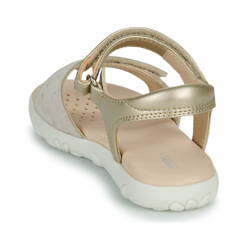 Geox - J SANDAL HAITI GIRL - Beige / Doré
