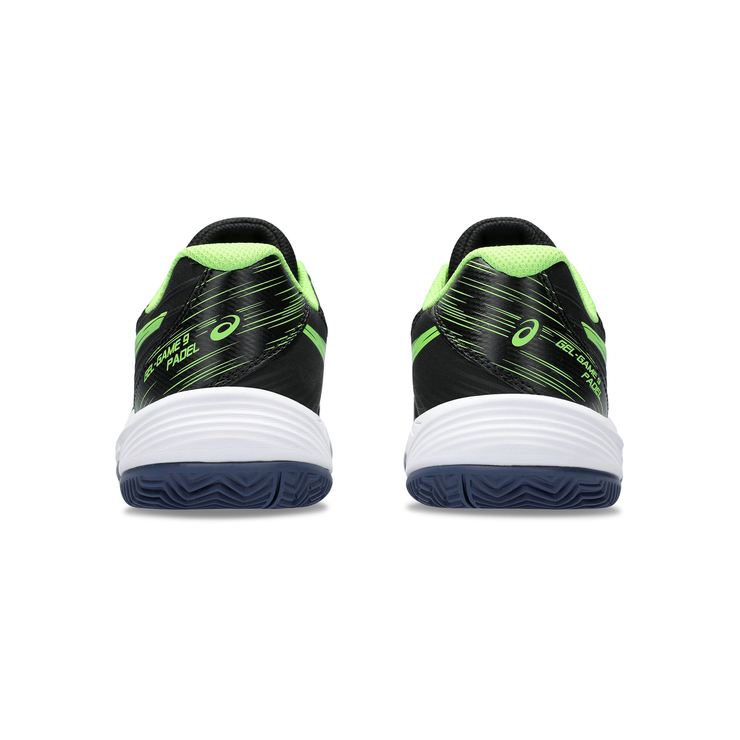 ASICS Gel-Game 9 Chaussures Padel Enfants - Noir , Vert Fluo