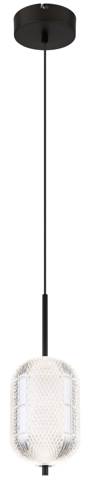 LED-Hängeleuchte - schwarz matt - Memoryfunktion - 120 cm