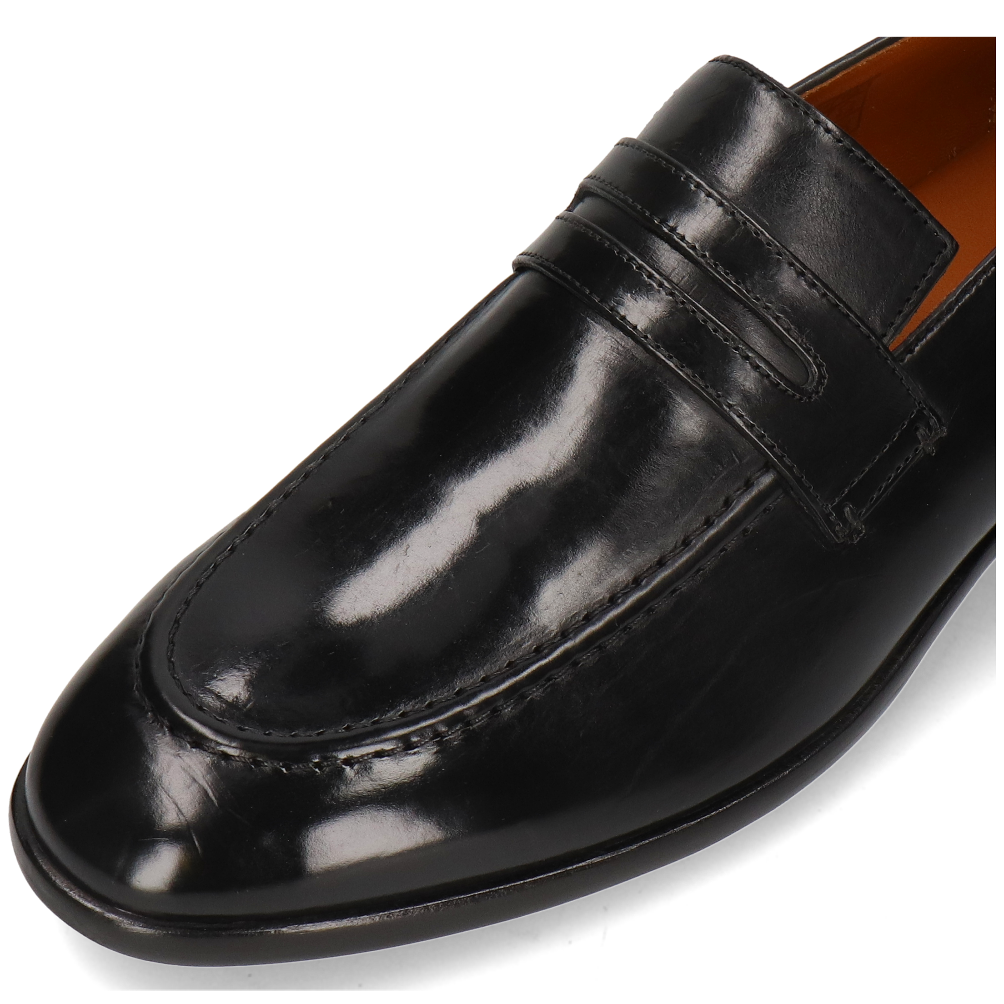 SANTO 4 - Mocassins en cuir | Noir