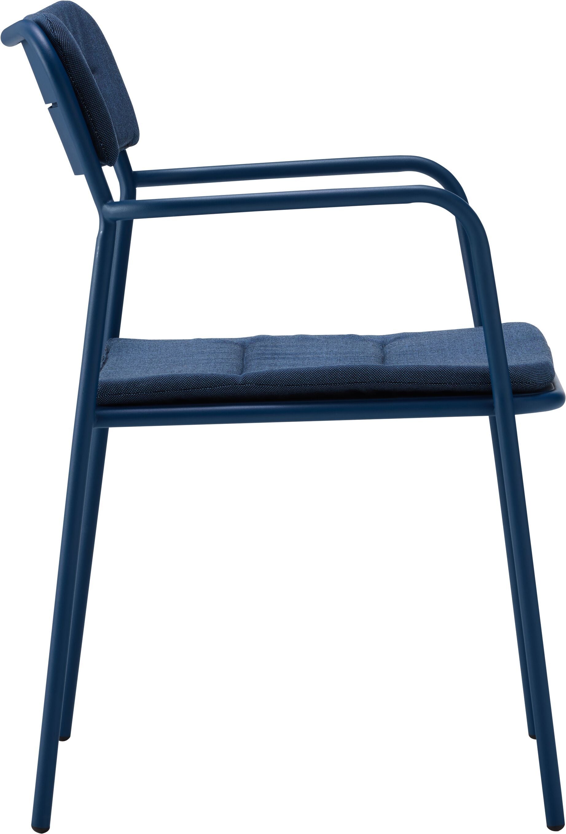 FAVIGNANA Stuhl - Dunkelblau / B: 51.0 cm x T: 51.0 cm x H: 79.5 cm