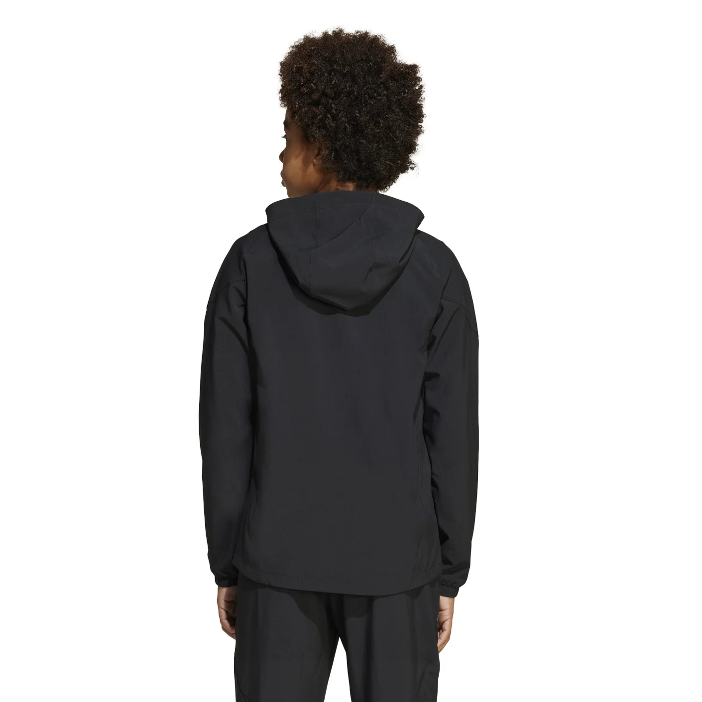 adidas Real Madrid Vis Tech Trainingspak Full-Zip 2024-2025 Kids Zwart