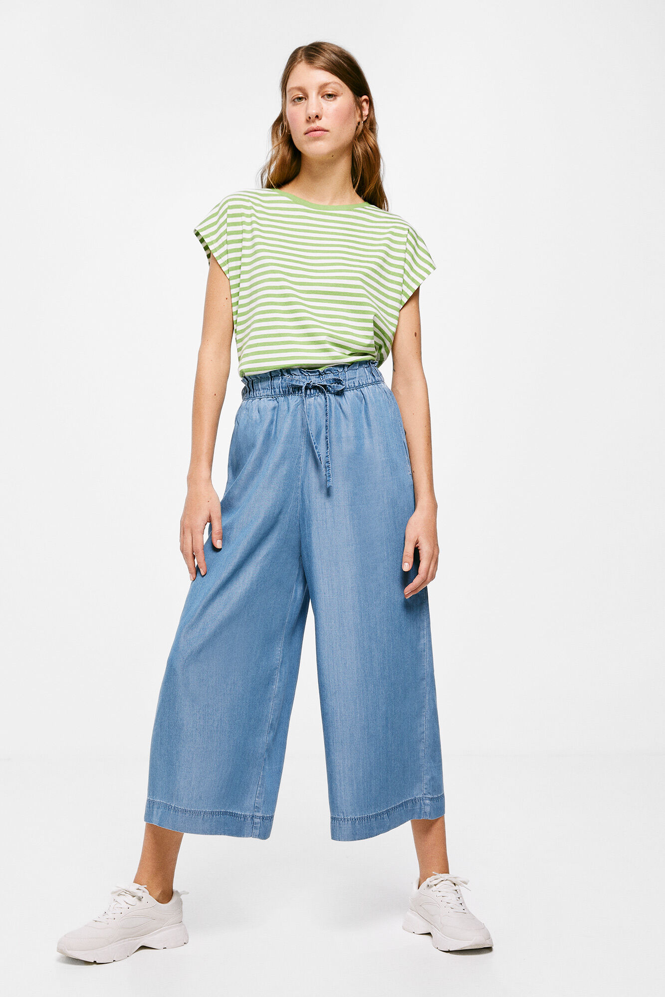 Calça jeans Tencel Panty - azul médio