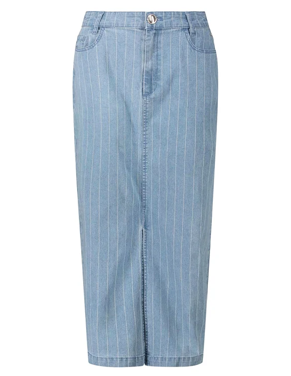 Tramontana Maxi skirt denim C05-15-201