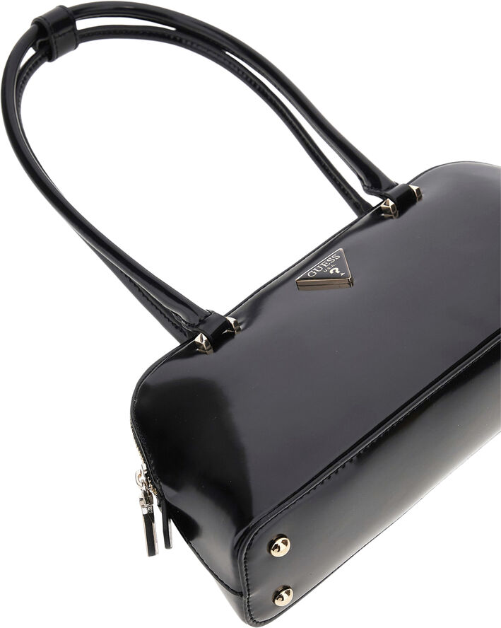 GUESS ARNELA SHOULDER SATCHEL Black