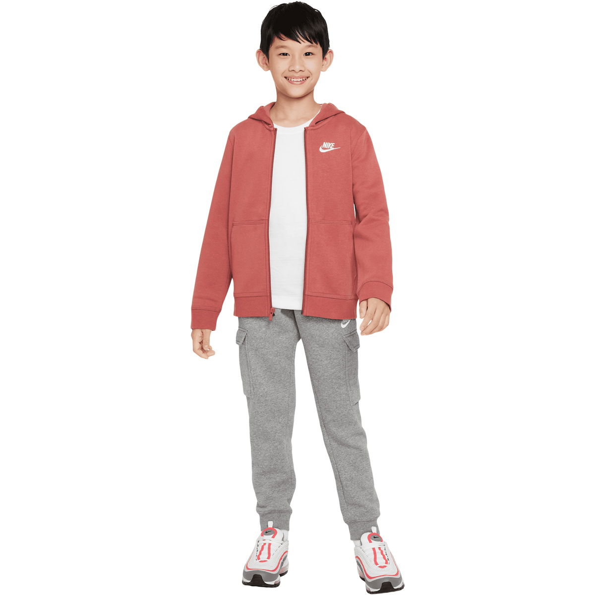 Nike Sportswear Club Full Zip Fleece Hættetrøje Børn