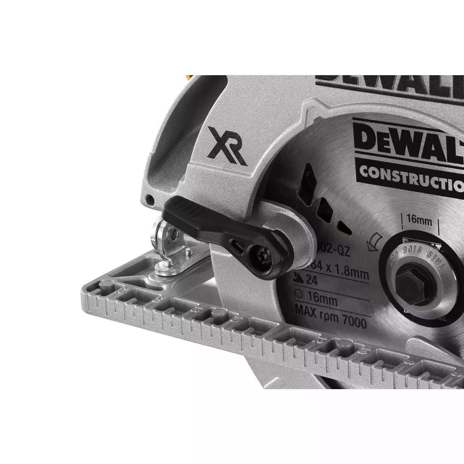 DeWALT DCS572P2-QW 18V Li-ion XR Accu cirkelzaag set (2x 5.0Ah) in koffer - 184 mm