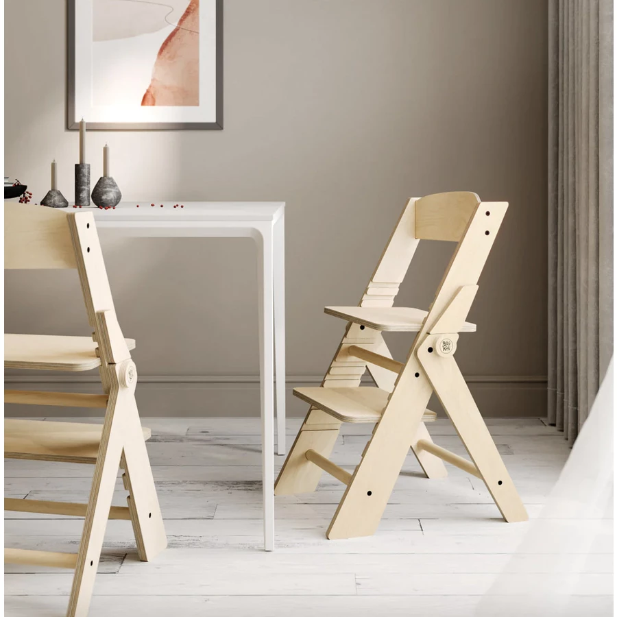 Montessori® Treppenhochstuhl - verstellbar - Montessori® tripp chair Montessori® by Busy Kids natürlich