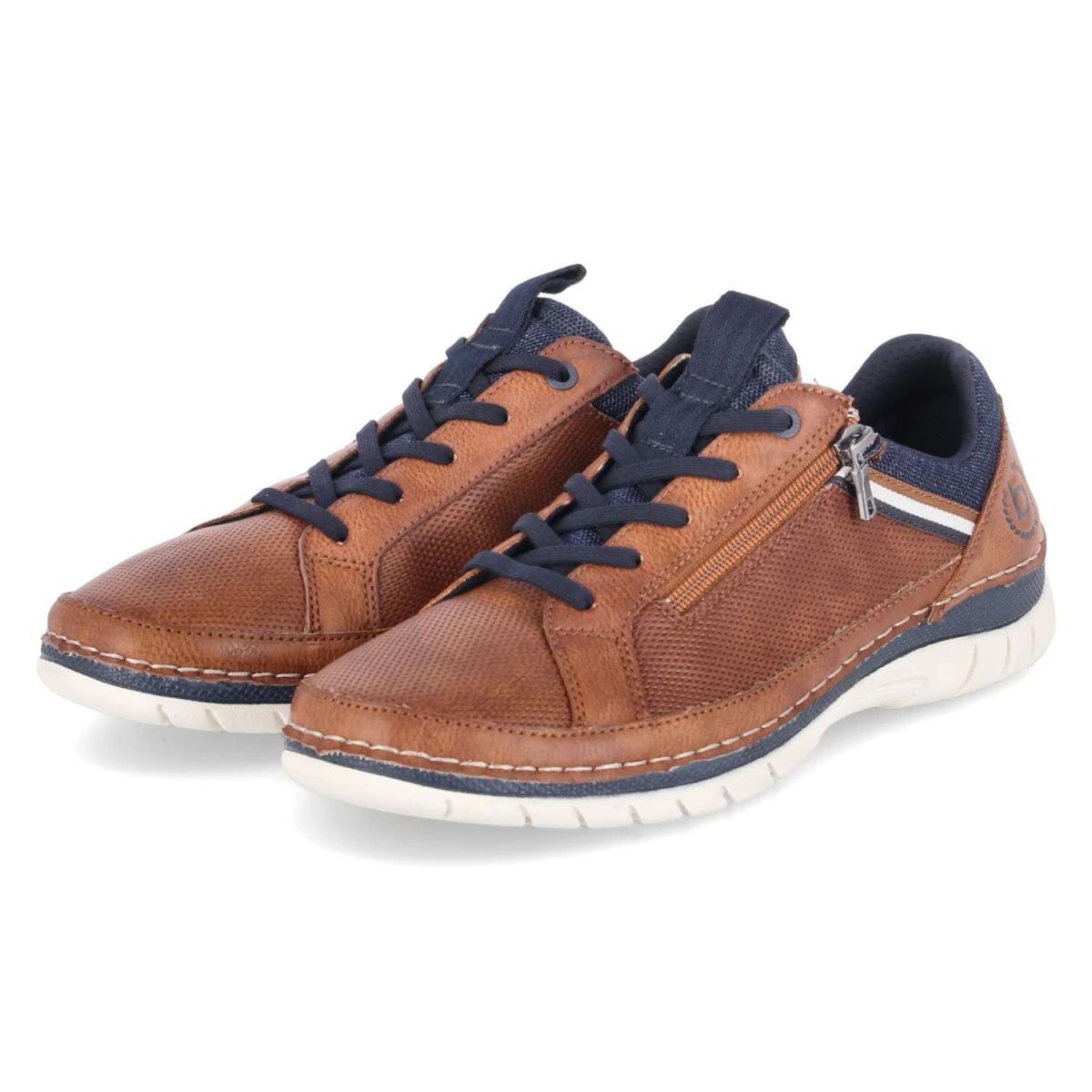 BugattiHalbschuhe - Cognac
