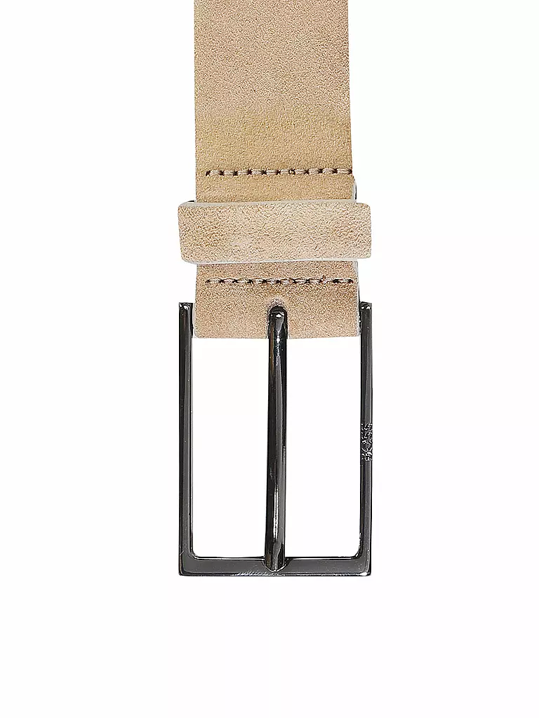 BOSS Ledergürtel CALINDO beige