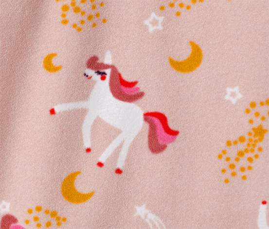 Kinder-Fleecejacke, Einhorn