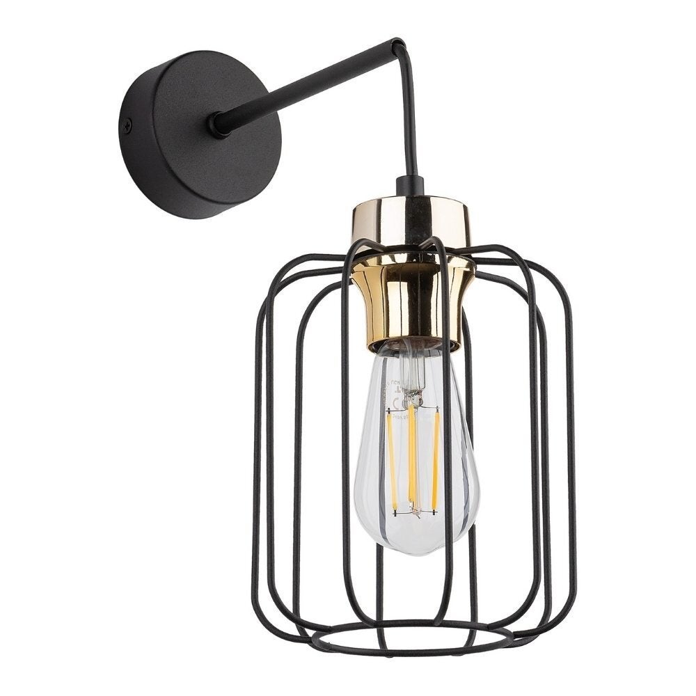 famlights | Alexa wandlamp in zwart E27