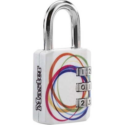 Cadenas à combinaison - 30 mm - anse de 22 mm - décors assortis