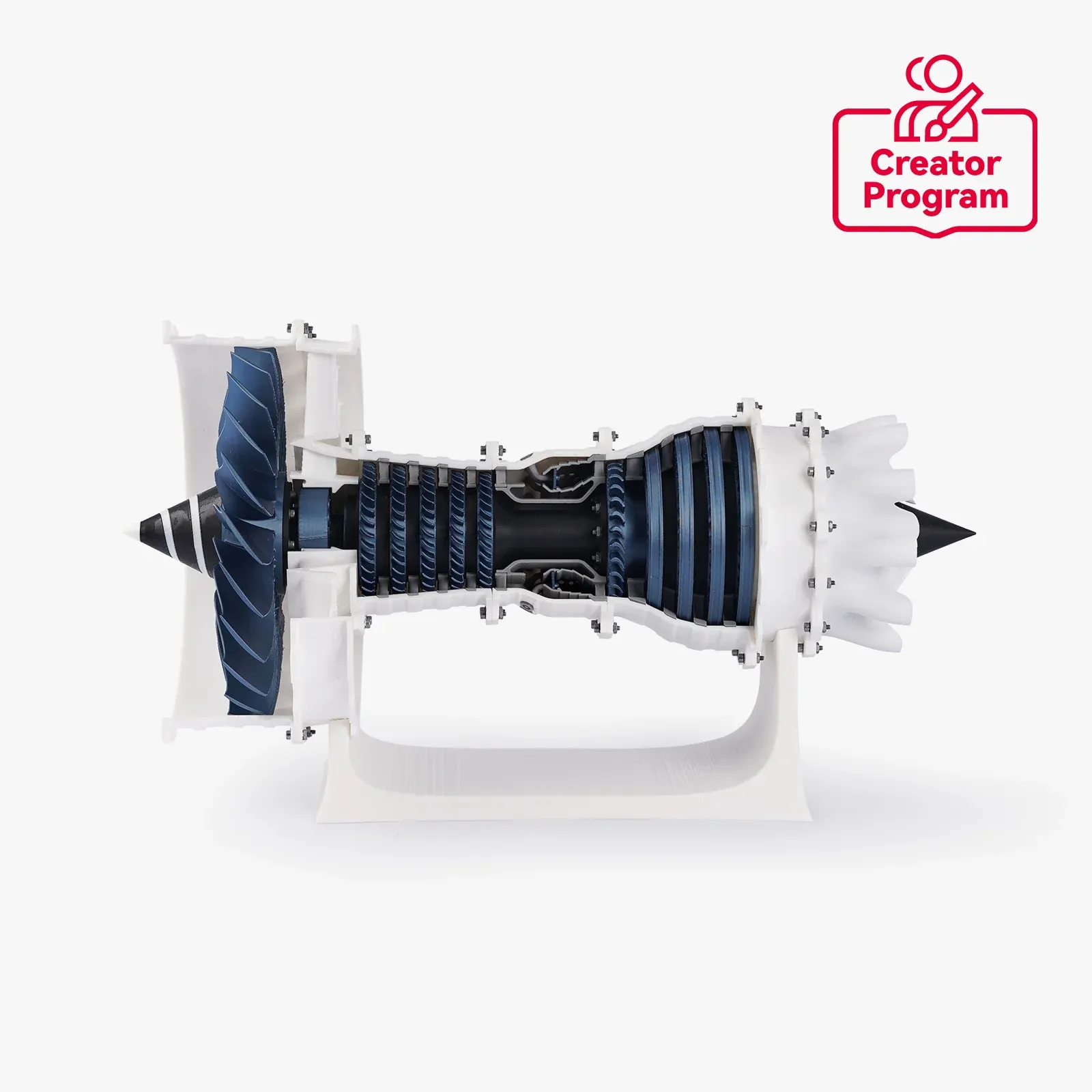 Bambu Lab  Jet Engine Model Components Kit-006    Hardware Kit zum Zusammenbauen eines Düsentriebwerks