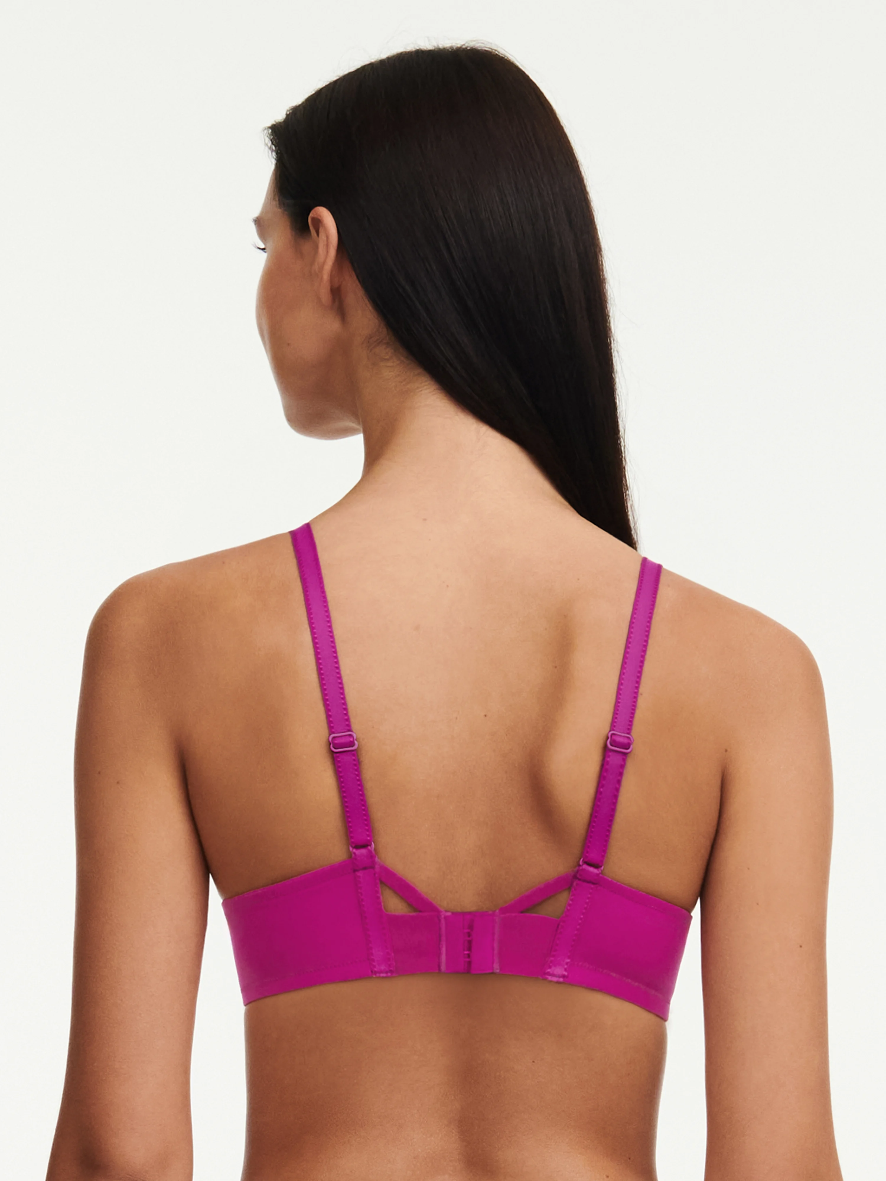 PLAY - Soutien-gorge coques plongeant en dentelle | Rose