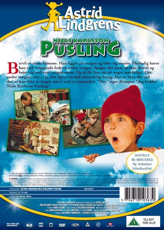 Niels Karlsson Pusling / Nils Karlsson Pyssling - DVD