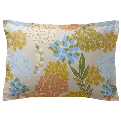 Linge de lit motif bouquet de fleurs - BECQUET CRÉATION