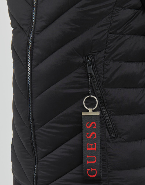 Guess - STRETCH HOODIE JACKET Negro