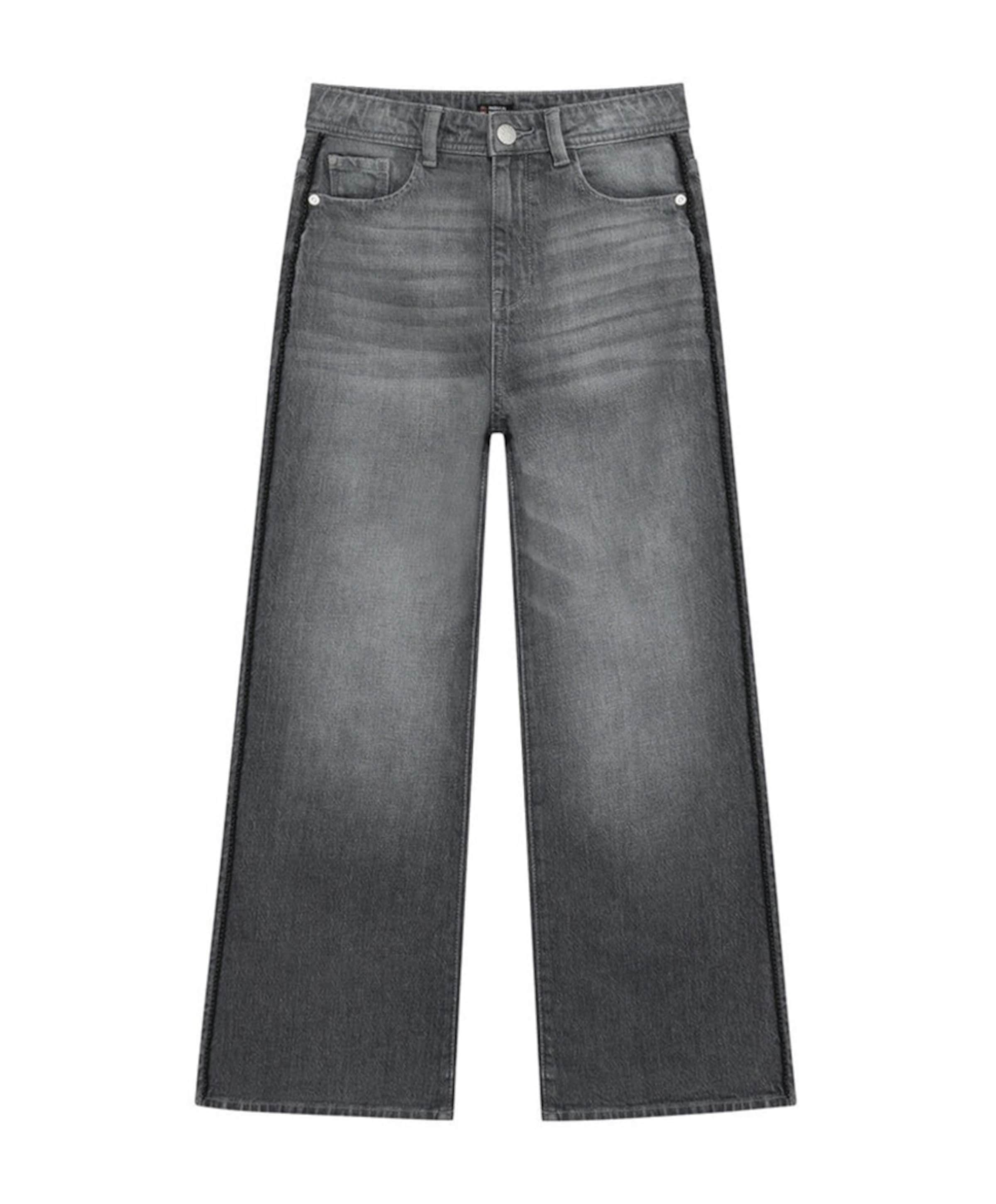 Indian Blue Jeans Extra Wide Fit Grey meisjes jeans grijs