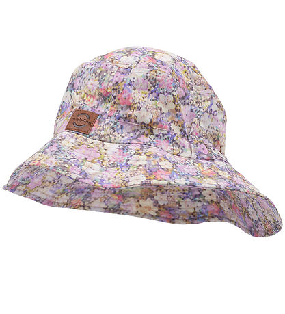 Mikk-Line Sommerhut - UV50+ - Quaste m. Blumen