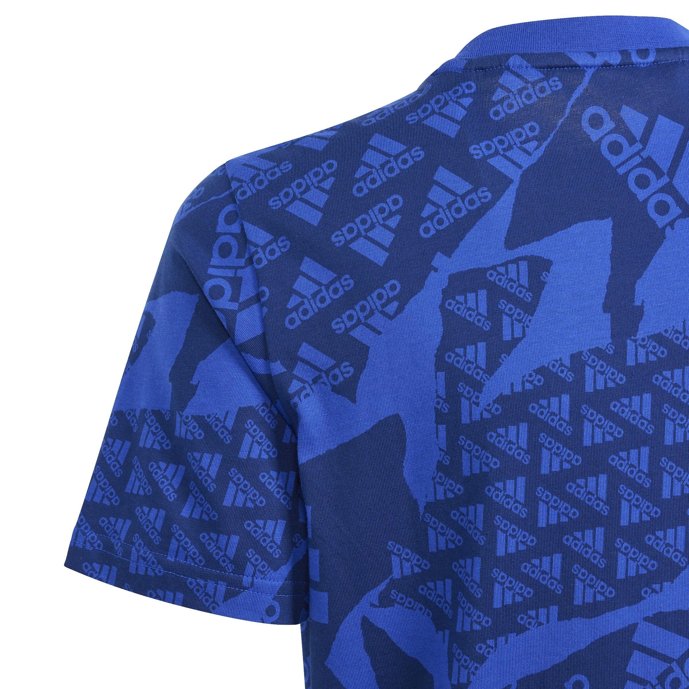 adidas Essentials Allover Print T-Shirt Junior Boys