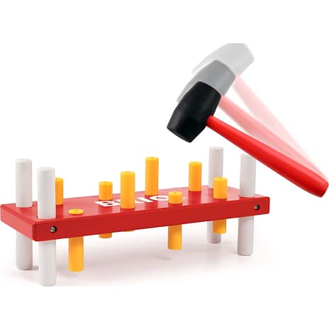 BRIO 30525 Hammerbræt, rødt
