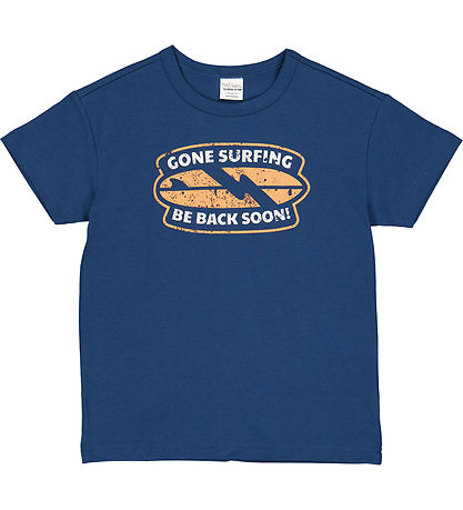 Freds World T-Shirt - Rückseite Soon - Navy