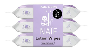 Naif Lotion Billendoekjes 3 x 54 stuks 162ST