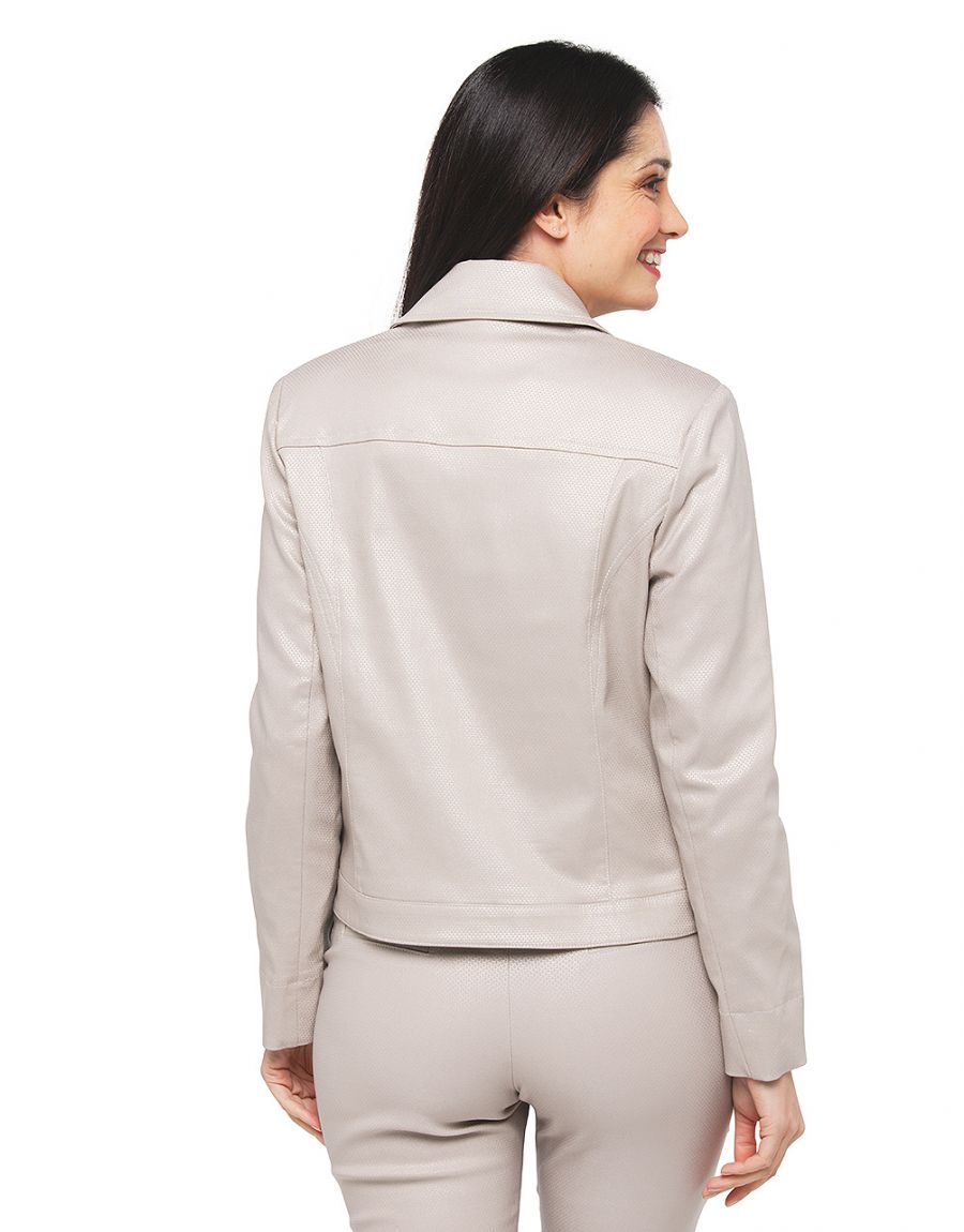 Veste cintrée beige