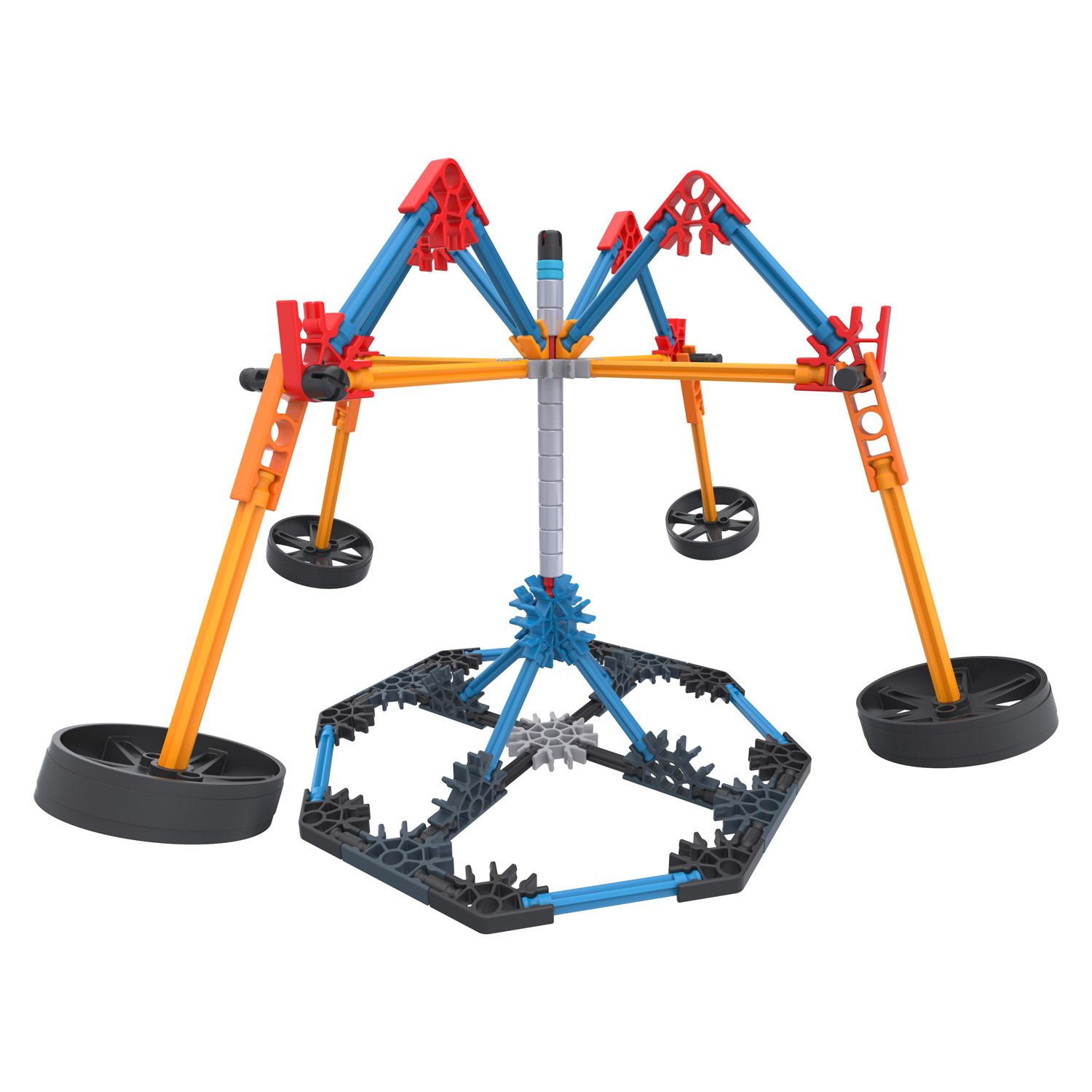 K'Nex Bouwset Wings & Wheels 30 Modellen, 500dlg.